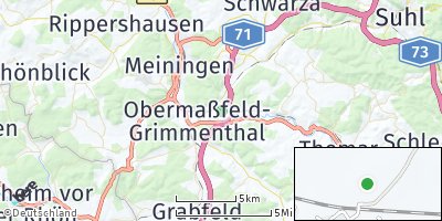 Google Map of Einhausen bei Meiningen