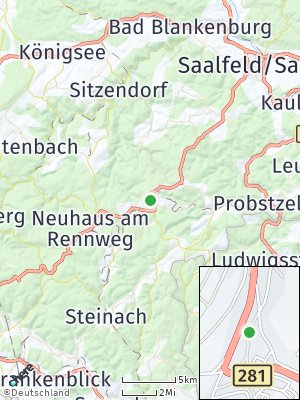 Here Map of Schmiedefeld