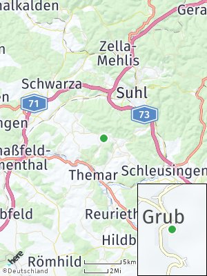 Here Map of Grub bei Suhl
