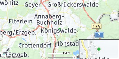 Google Map of Königswalde