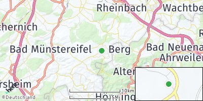 Google Map of Houverath bei Rheinbach