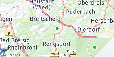 Google Map of Oberhonnefeld-Gierend