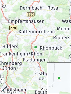 Here Map of Erbenhausen bei Meiningen