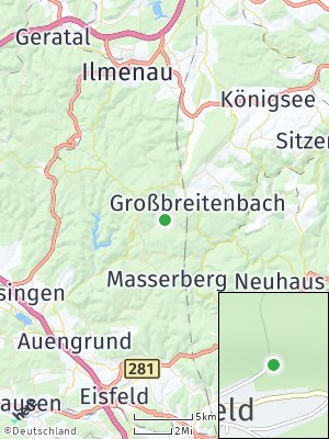 Here Map of Altenfeld bei Ilmenau