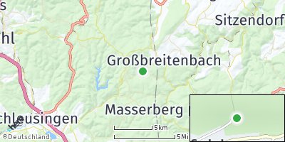 Google Map of Altenfeld bei Ilmenau