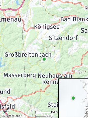 Here Map of Meuselbach-Schwarzmühle