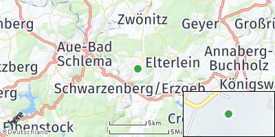 Google Map of Grünhain-Beierfeld