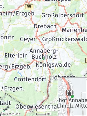 Here Map of Annaberg-Buchholz