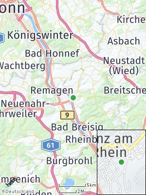 Here Map of Linz am Rhein