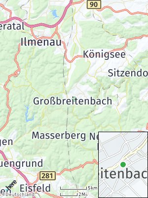 Here Map of Großbreitenbach