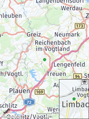 Here Map of Limbach bei Reichenbach