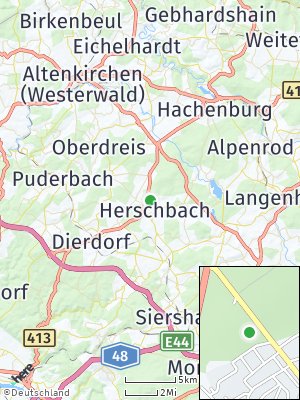 Here Map of Herschbach bei Selters