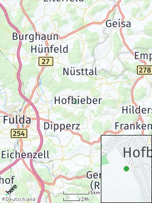 Here Map of Hofbieber