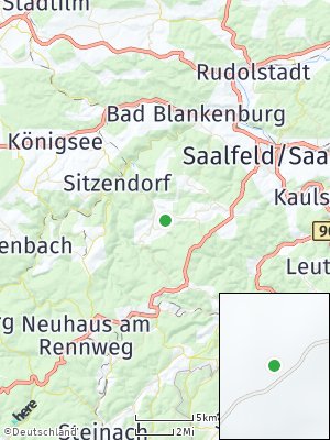 Here Map of Wittgendorf bei Saalfeld