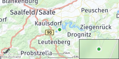 Google Map of Hohenwarte