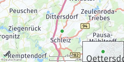 Google Map of Oettersdorf