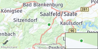 Google Map of Saalfelder Höhe