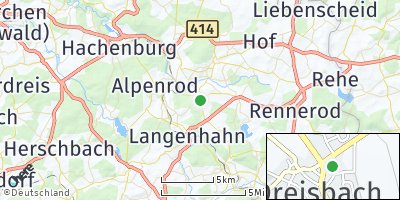 Google Map of Dreisbach