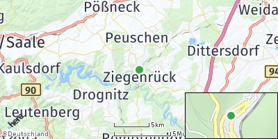 Google Map of Ziegenrück
