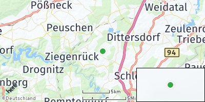 Google Map of Volkmannsdorf bei Schleiz