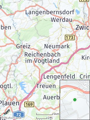 Here Map of Reichenbach im Vogtland