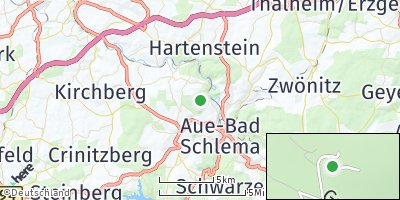 Google Map of Bad Schlema