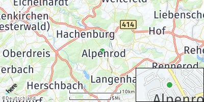 Google Map of Alpenrod