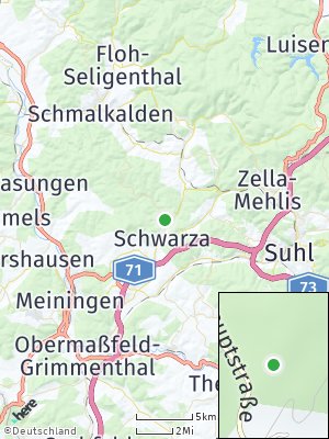 Here Map of Schwarza bei Suhl