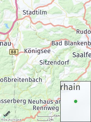 Here Map of Sitzendorf