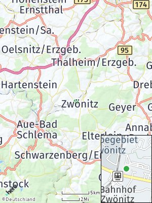Here Map of Zwönitz