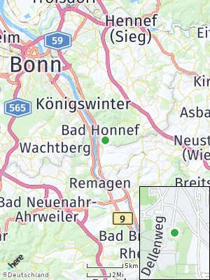Here Map of Bad Honnef