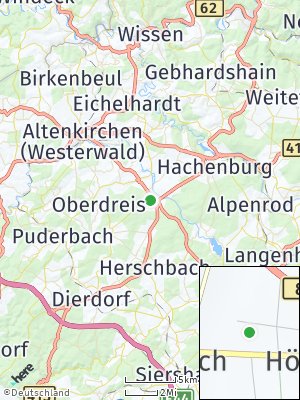 Here Map of Höchstenbach
