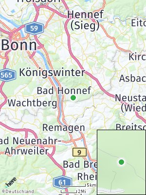 Here Map of Menzenberg am Rhein