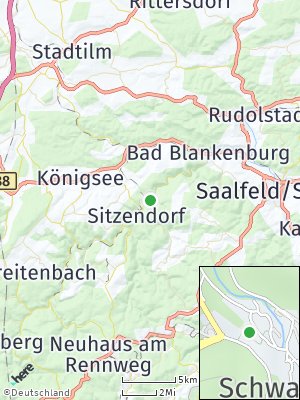 Here Map of Schwarzburg