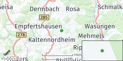 Google Map of Kaltenlengsfeld