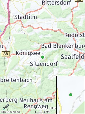 Here Map of Allendorf bei Rudolstadt