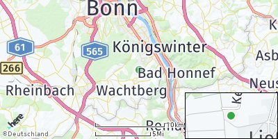 Google Map of Ließem bei Bad Godesberg