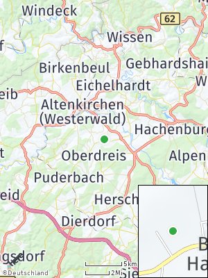Here Map of Berod bei Hachenburg