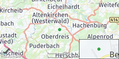Google Map of Berod bei Hachenburg