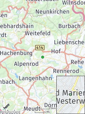 Here Map of Bad Marienberg