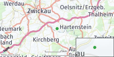 Google Map of Wildenfels bei Zwickau