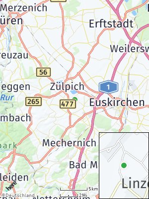 Here Map of Linzenich über Euskirchen
