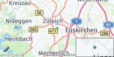 Google Map of Linzenich über Euskirchen