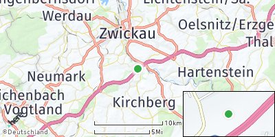 Google Map of Wilkau-Haßlau