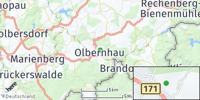 Google Map of Olbernhau
