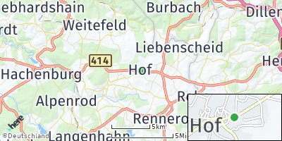 Google Map of Hof
