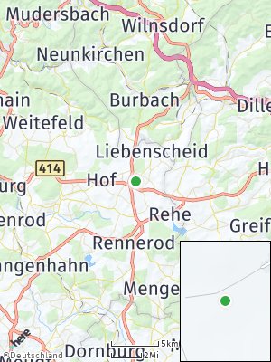Here Map of Bretthausen bei Rennerod