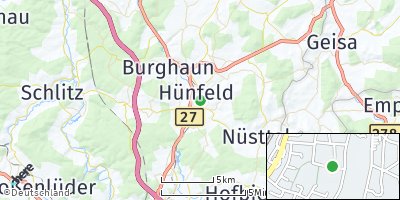 Google Map of Hünfeld