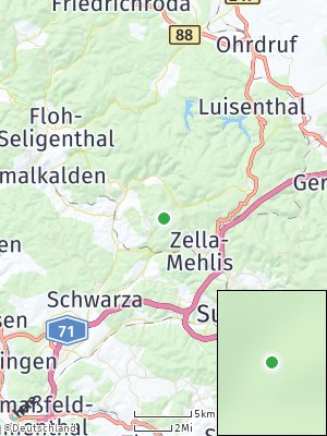 Here Map of Bermbach bei Schmalkalden