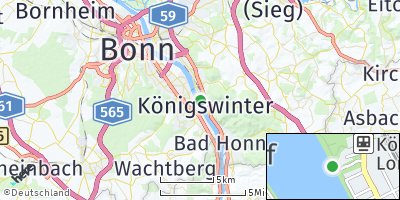 Google Map of Königswinter